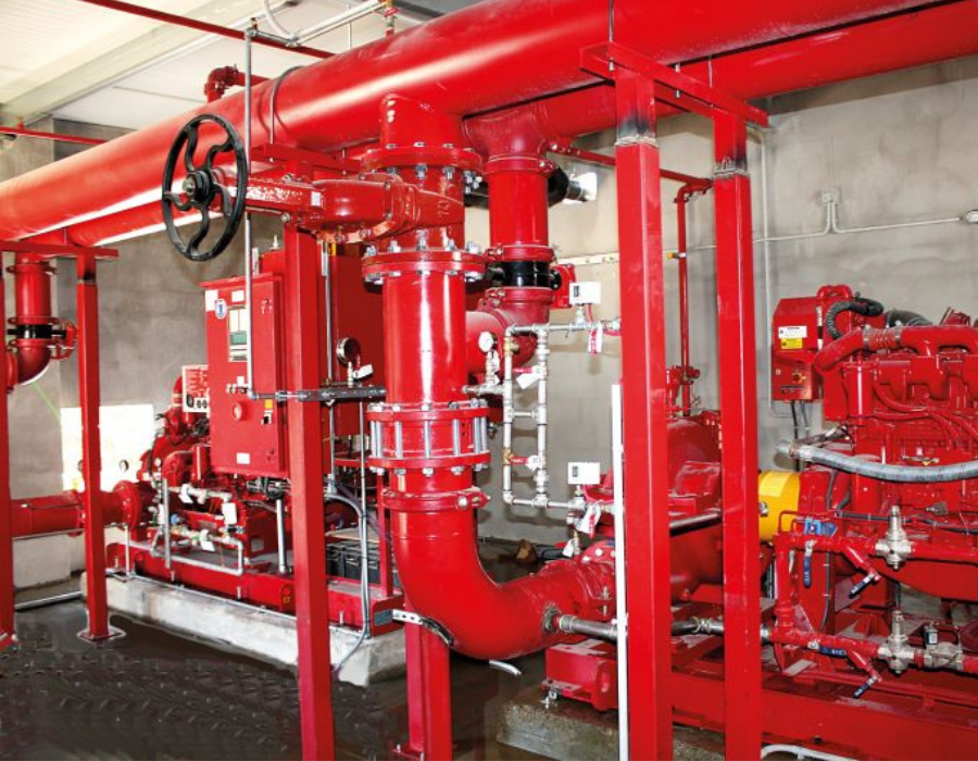 Sistema de agua contra incendio